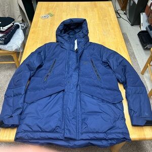 NWT Nike Sportswear STORM-FIT Parka Navy DD6838-010 Men's Large Hooded Jacket